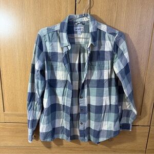 Men’s Blue Carthartt Plaid Flannel